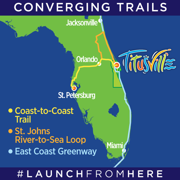 Converging Trails Florida Map