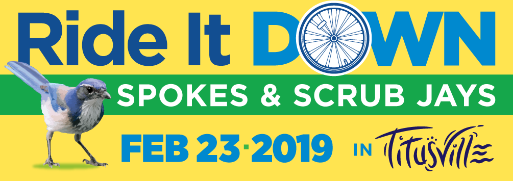 Ride It Down - Spokes and Scrub Jays - February 23, 2019 in Titusville
