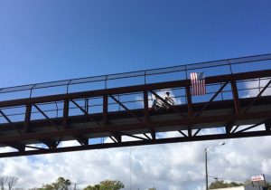 The Garden Street rail trail bridge, Titusville, Florida
