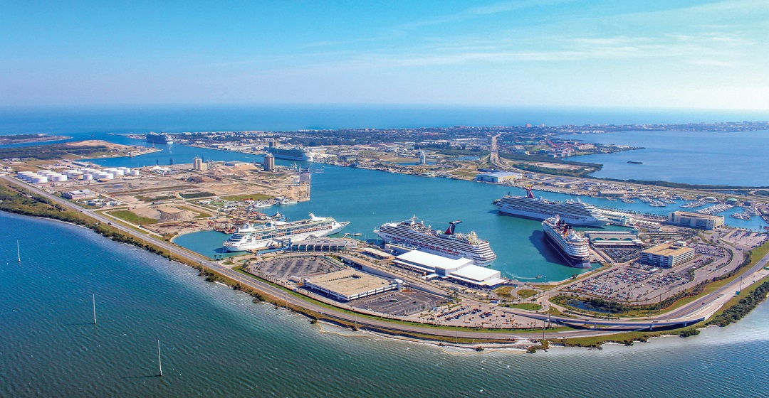 Port Canaveral from the air