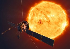 Artist rendition of Solar Orbiter probe studying the sun. (Photo: NASA)