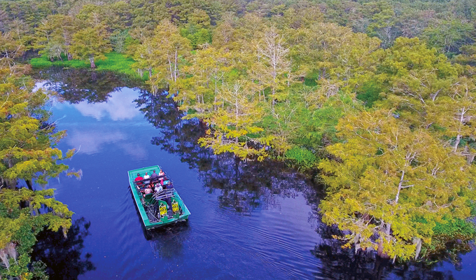 Airboat aerial