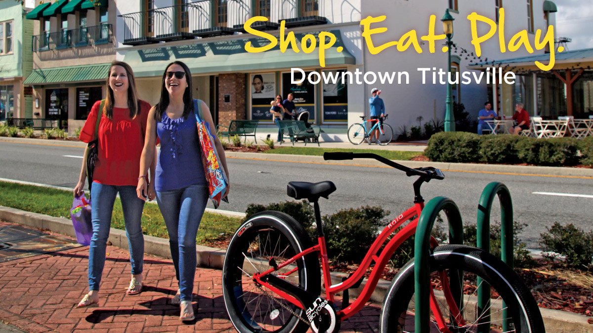 Shop. Eat. Play. Downtown Titusville