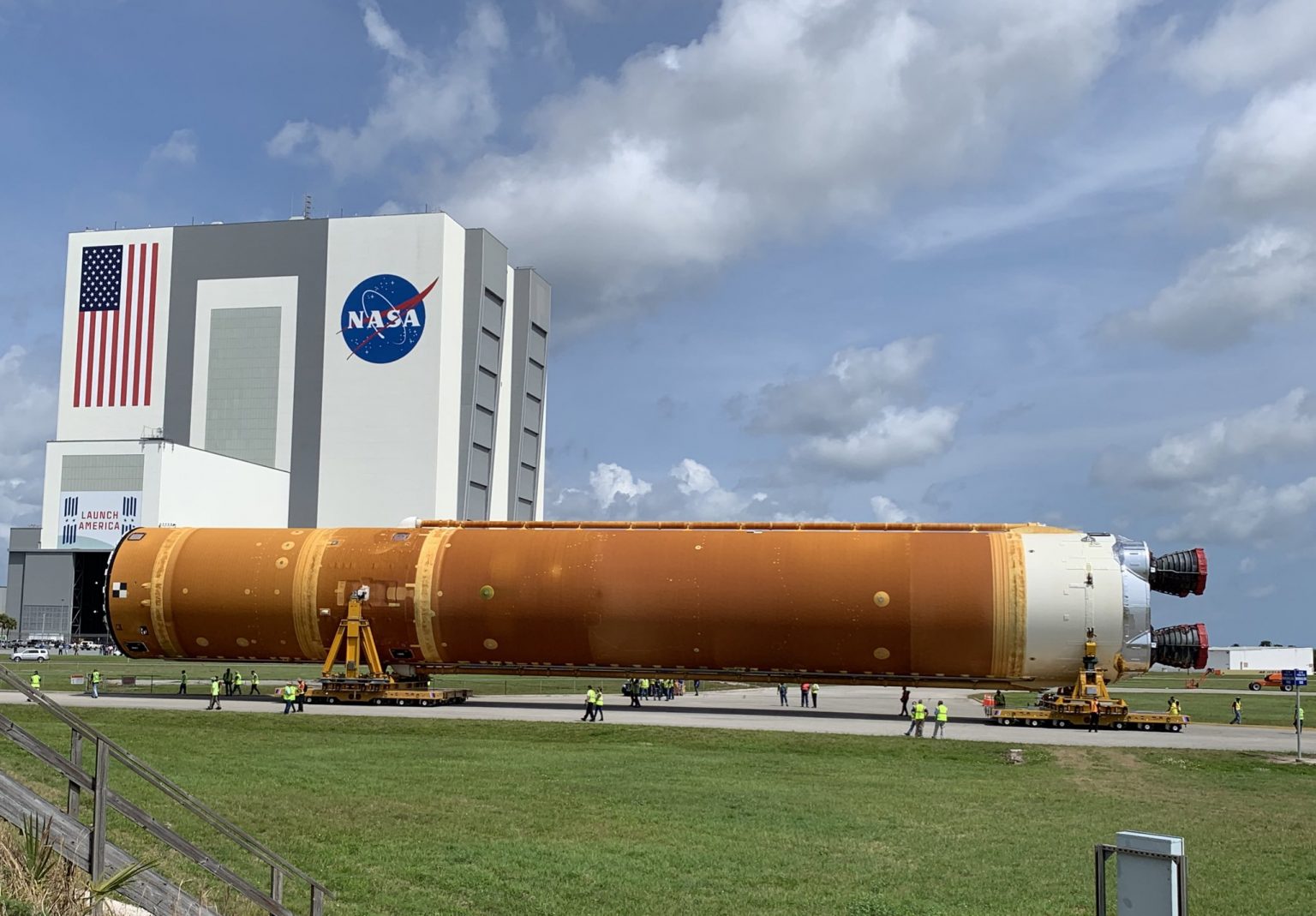 Boeing Delivers SLS Core Stage To KSC - Titusville FL Chamber Of Commerce