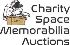 graphic for charity space memorabilia auctions