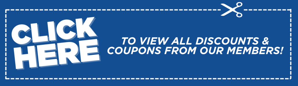 *Click here* to view all discounts & Coupons from our members.